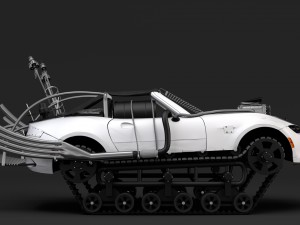 mad max mazda mx 5 maita crusher 3D Model