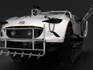 mad max mazda mx 5 maita crusher 3D Model