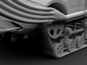 mad max mazda mx 5 maita crusher 3D Model