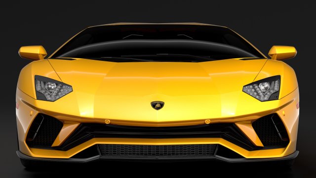 lamborghini aventador s 2018 3D Model .c4d .max .obj .3ds .fbx .stl .blend 
