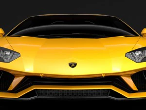lamborghini aventador s 2018 Model 3D