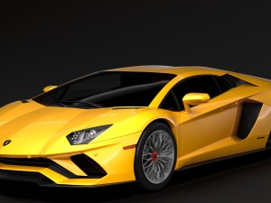 lamborghini aventador s 2018 3D Model