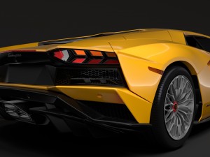 lamborghini aventador s 2018 3D Model
