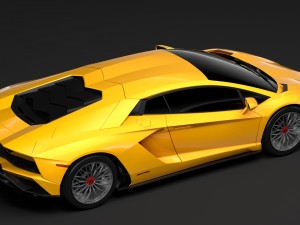 lamborghini aventador s 2018 3D Model