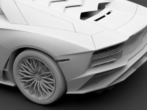 lamborghini aventador s 2018 3D Model