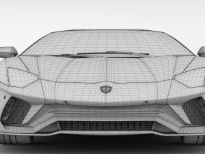 lamborghini aventador s 2018 3D Model
