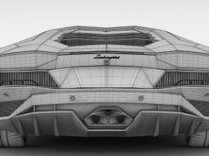 lamborghini aventador s 2018 3D Model
