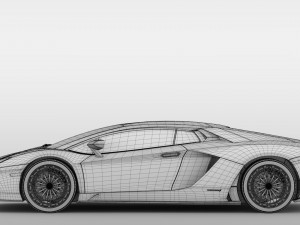 lamborghini aventador s 2018 3D Model