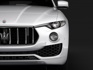 maserati levante 2018 3Dモデル