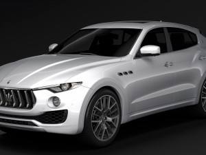 maserati levante 2018 Modelo 3D