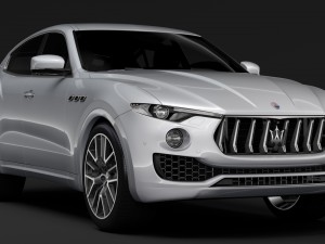 maserati levante 2018 Modelo 3D