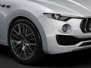 maserati levante 2018 Modelo 3D
