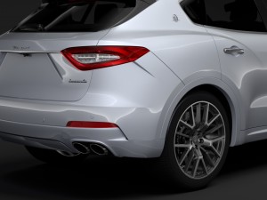 maserati levante 2018 Modelo 3D