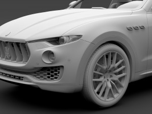 maserati levante 2018 Modelo 3D
