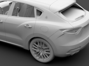 maserati levante 2018 Modelo 3D
