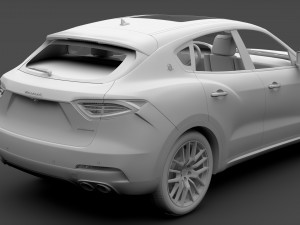 maserati levante 2018 Modelo 3D