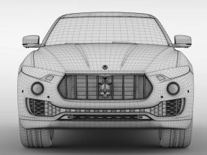 maserati levante 2018 3D Model