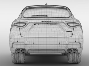 maserati levante 2018 Modelo 3D