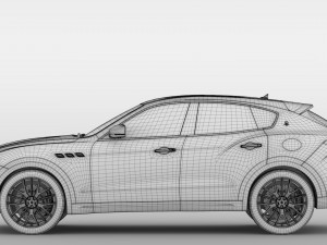 maserati levante 2018 Modelo 3D