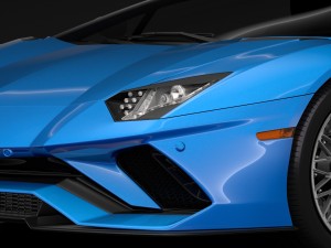lamborghini aventador s roadster 2018 3D 模型