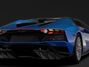 lamborghini aventador s roadster 2018 3D 模型