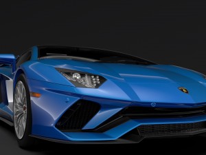 lamborghini aventador s roadster 2018 3D 模型