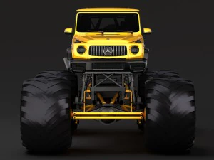 Monstertruck Mercedes AMG G 65 3D Modell
