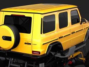 monster truck mercedes amg g 65 3Dモデル