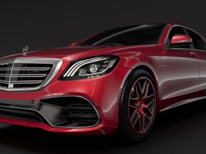 mercedes amg s 63 4matic v222 2018 lang Modelo 3D