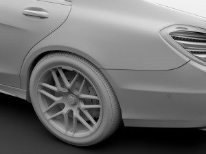 mercedes amg s 63 4matic v222 2018 lang Modelo 3D
