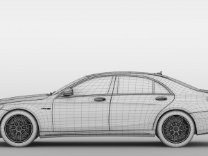 mercedes amg s 63 4matic v222 2018 lang Modelo 3D