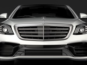 mercedes amg s 63 4matic w222 2018 3D Model