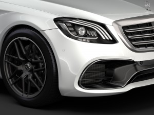 mercedes amg s 63 4matic w222 2018 Modèle 3D