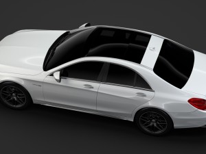 mercedes amg s 63 4matic w222 2018 Modèle 3D