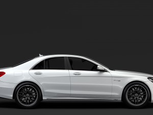 mercedes amg s 63 4matic w222 2018 Modèle 3D