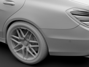 mercedes amg s 63 4matic w222 2018 Modèle 3D