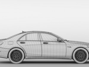 mercedes amg s 63 4matic w222 2018 Modèle 3D