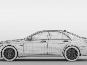 mercedes amg s 63 4matic w222 2018 Modèle 3D