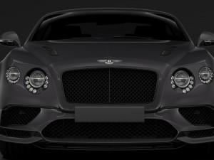 bentley continental supersport 2018 3D Model