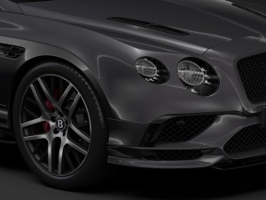 bentley continental supersport 2018 3D 모델