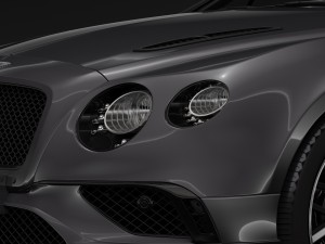 bentley continental supersport 2018 3D 모델