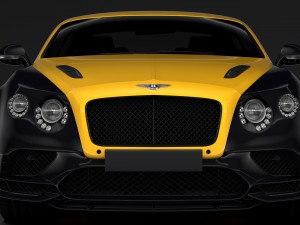 bentley continental gt continental 24 2018 3D Model