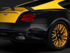 bentley continental gt continental 24 2018 3D Model