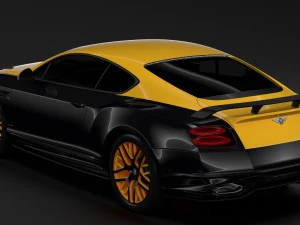 bentley continental gt continental 24 2018 3D Model