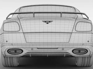 bentley continental gt continental 24 2018 3D Model