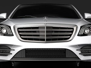 mercedes Benz s 560 lang 4matic amg line v222 2018 3D Модель