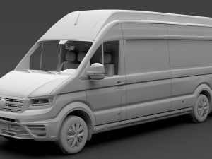 vw crafter l4h3 van 2018 3D Model