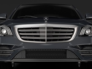 mercedes benz s 350 lang amg line v222 2018 3D Model