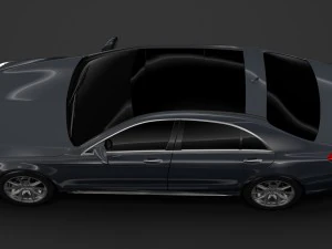 mercedes benz s 350 lang linea amg v222 2018 Modello 3D