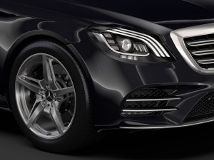 mercedes benz s 560 lang amg line v222 2018 3D 모델